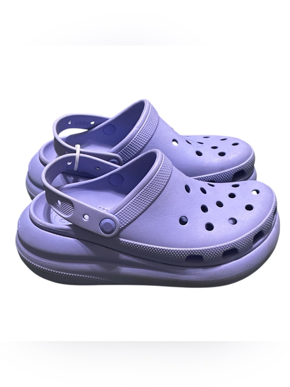 CROCS classic crush clogs in digital violet